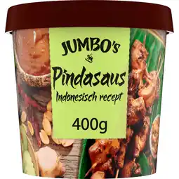 Jumbo Jumbo's Pindasaus Indonesisch Recept 400 g aanbieding