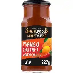 Jumbo Sharwood's Street Food Mango Chutney with Chilli Pot 227g aanbieding
