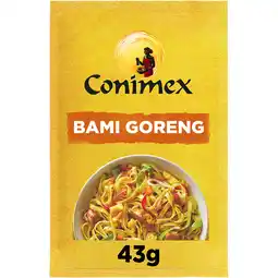 Jumbo Conimex Kruidenmix Bami Goreng 43 g aanbieding