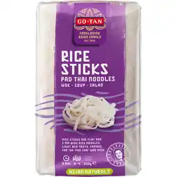 Jumbo Go-Tan Rice sticks Pad Thai noodles 250g aanbieding