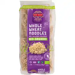 Jumbo Go-Tan Whole Wheat Noodles Volkoren Bio - Organic 250g aanbieding