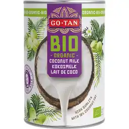 Jumbo Go-Tan Kokosmelk Biologisch 400ml aanbieding