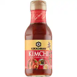 Jumbo Kikkoman Kimchi Spicy Chili Sauce 300 g aanbieding