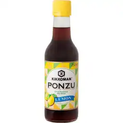 Jumbo Kikkoman Ponzu Citrus Seasoned Soy Sauce Lemon 250 ml aanbieding