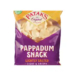 Jumbo Pappadum snack lightly salted aanbieding