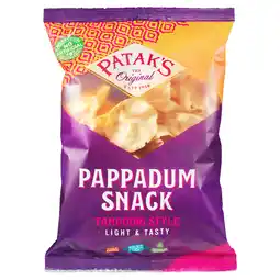 Jumbo Pappadum snack Tandoori style aanbieding