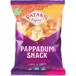 Jumbo Pappadum snack Tandoori style aanbieding