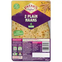 Jumbo Pataks Naan plain aanbieding