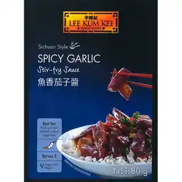 Jumbo Lee Kum Kee Smaakmaker Spicy Garlic Stir-Fry Sauce 80g aanbieding