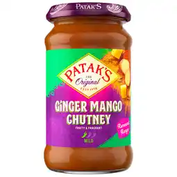 Jumbo Patak's Ginger Mango Chutney 340 gram aanbieding