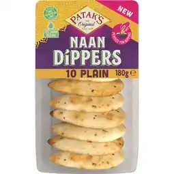Jumbo Patak's Patak's Naan Dippers 10 Stuks aanbieding