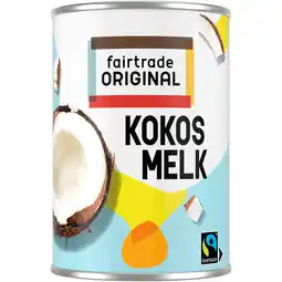 Jumbo Fairtrade Original Kokosmelk 400 ml aanbieding