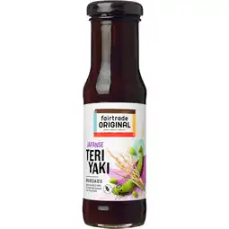 Jumbo Fairtrade Original Japanse Teriyaki Woksaus 180 g aanbieding