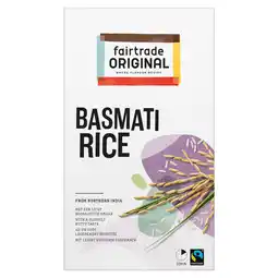 Jumbo Fairtrade Original Basmati Rijst uit India 400 g aanbieding