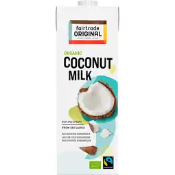 Jumbo Fairtrade Original Biologische Kokosmelk 1 L aanbieding
