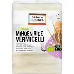 Jumbo Fairtrade Original Organic Mihoen met Witte Rijst uit Azië 225 g aanbieding