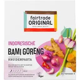 Jumbo Fairtrade Original Indonesische Bami Goreng Kruidenpasta 75 g aanbieding