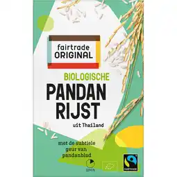 Jumbo Fairtrade Original Biologische Pandanrijst 400 g aanbieding