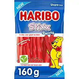 Jumbo Haribo Stixx Swirly 160 g aanbieding
