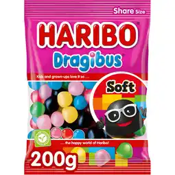 Jumbo Haribo Dragibus Soft 200 g aanbieding