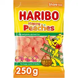 Jumbo Haribo Happy Peaches 250 g aanbieding