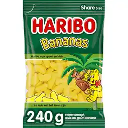 Jumbo Haribo Bananas 240 g aanbieding
