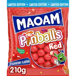 Jumbo Maoam Pinballs Red Strawberry 210g aanbieding