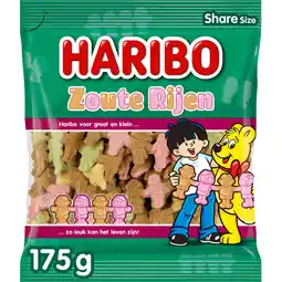 Jumbo Haribo Zoute Rijen 175 g aanbieding