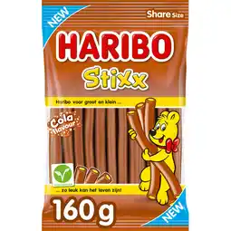 Jumbo Haribo Stixx Cola 160g aanbieding