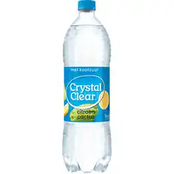 Jumbo Crystal Clear Sparkling Lemon Cactus Fles 1L aanbieding