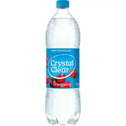 Jumbo Crystal Clear Cranberry Smaak Drank 1L aanbieding