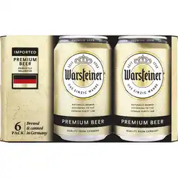 Jumbo Warsteiner Premium Beer Blikken 6 x 330 ml aanbieding