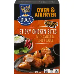 Jumbo Duca Sticky Chicken Bites met Sweet Chilisaus 250 g aanbieding