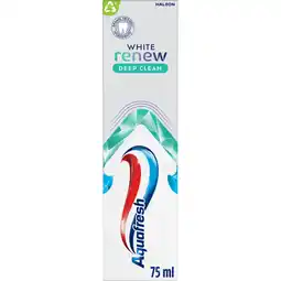 Jumbo Aquafresh White Renew Deep Clean Tandpasta 75 ML aanbieding