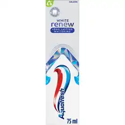 Jumbo Aquafresh White Renew Long Lasting 75 ML aanbieding
