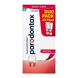 Jumbo Parodontax Original Daily Care Tandpasta Duo Pack 2 x 75 ML aanbieding