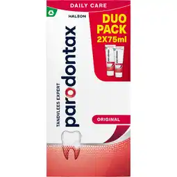 Jumbo Parodontax Original Daily Care Tandpasta Duo Pack 2 x 75 ML aanbieding