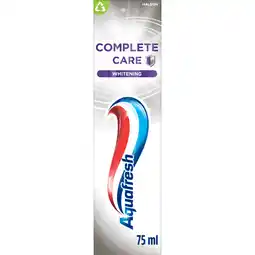 Jumbo Aquafresh Complete Care Crystal White 75 ML aanbieding