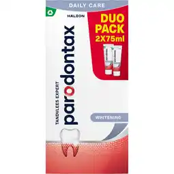 Jumbo Parodontax Whitening Daily Care Tandpasta Duo Pack 2 x 75 ML aanbieding