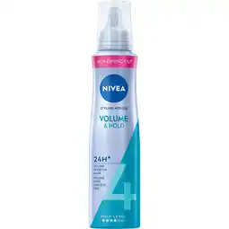 Jumbo Nivea Styling Mousse Volume & Hold 150 ML aanbieding