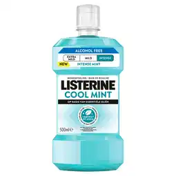 Jumbo Listerine Mondspoeling Cool Mint op Basis van Essentiële Oliën 500 ml aanbieding
