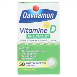 Jumbo Davitamon Vitamine D Smelttabletjes 50 Stuks aanbieding