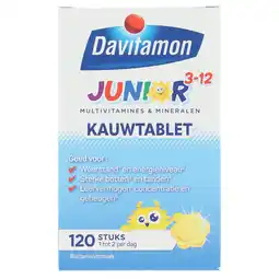 Jumbo Davitamon Junior Banaan 120 Kauwtabletten aanbieding