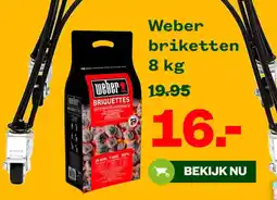 Welkoop Weber briketten aanbieding