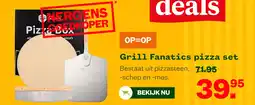 Welkoop Grill Fanatics pizza set aanbieding