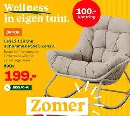 Welkoop Lesli Living schommelstoel Lenza aanbieding