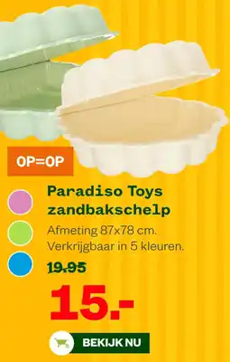 Welkoop Paradiso Toys zandbakschelp aanbieding
