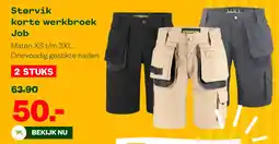 Welkoop Størvik korte werkbroek Job aanbieding