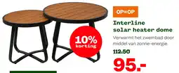 Welkoop Interline solar heater dome aanbieding