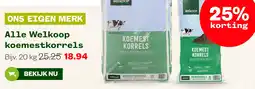 Welkoop Alle Welkoop koemestkorrels aanbieding